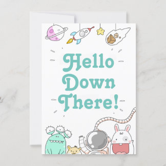 Carte Alien Hello Down There
