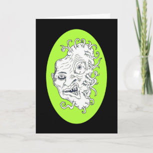 Carte Alien Mutant Virus Get Well Card