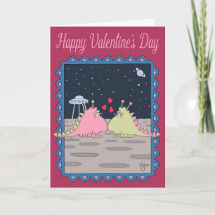 Carte ALIEN VALENTINE Valentine's Day Card