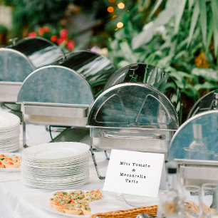 Carte alimentaire Nom du buffet