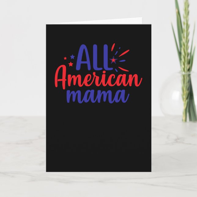 Carte All American Mama (Devant)