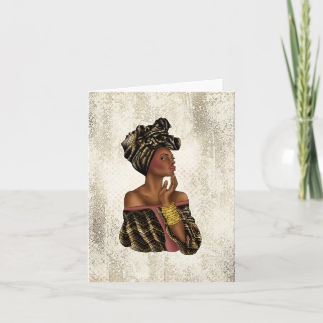 Carte All Occasion afro-américaine (Devant)