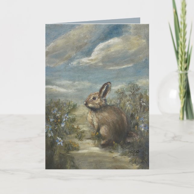 Carte Allée lapin [vide] 5 x 7" (Devant)