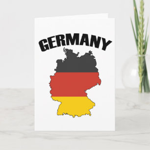 Carte Allemagne - Drapeau allemand - Deutschland T