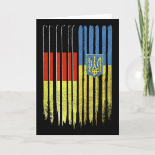 Carte Allemagne Ukraine Drapeau allemand ukrainien Tride