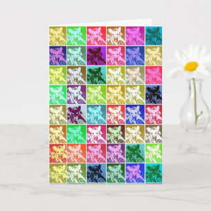 Carte Allemand Berger Chien Pop Art Tous Nous Anniversai