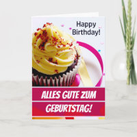 Allemand Joyeux Anniversaire / Alles Gute zum Gebu