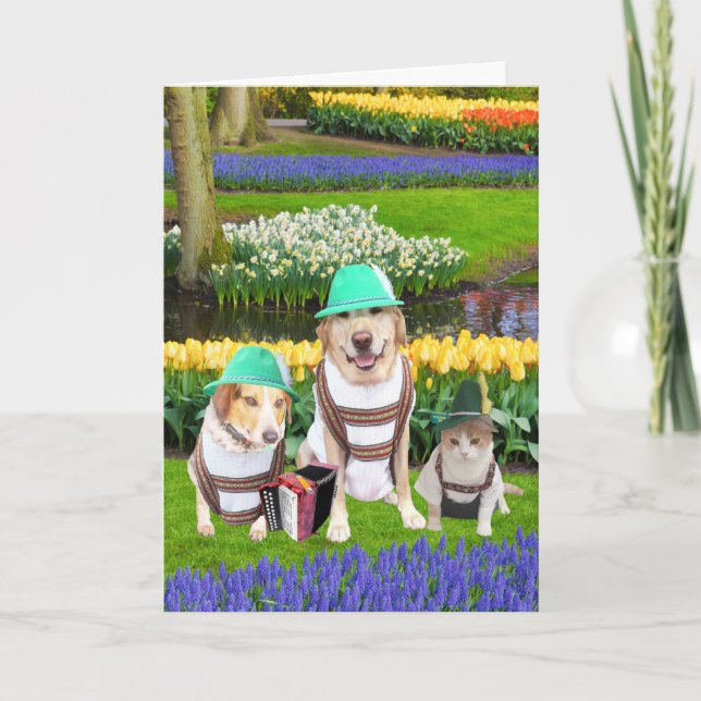 Carte Allemand personnalisable (Devant)