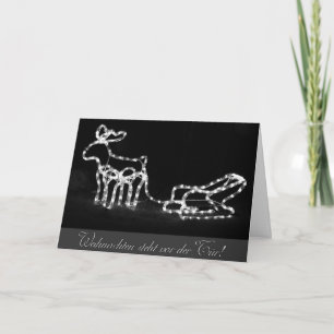 Carte Allemand Romantique Joyeux voeux de Noël