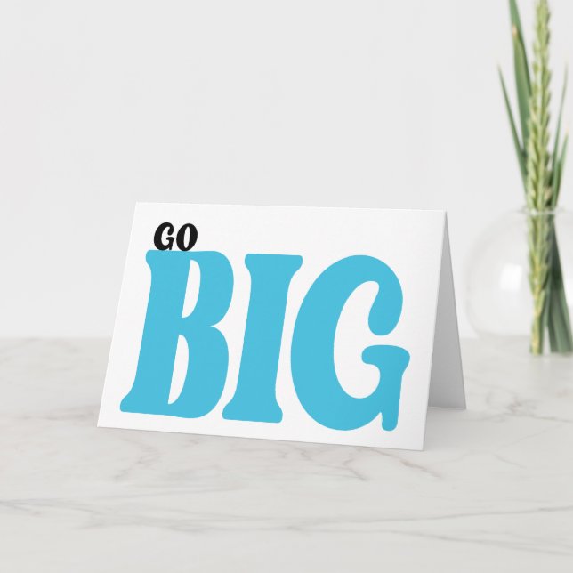 Carte Aller à la citation de grande motivation (Devant)