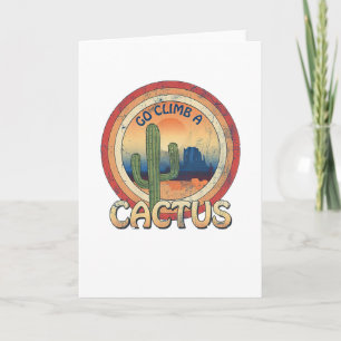 Carte Aller grimper un cactus