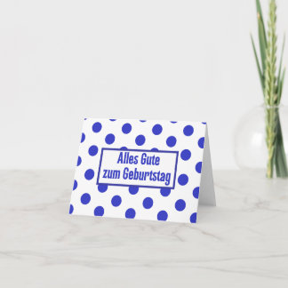 Carte Alles Gute zum Geburtstag, anniversaire allemand