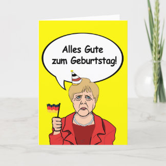 Carte Alles Gute zum Geburtstag - Anniversaire d'Angela