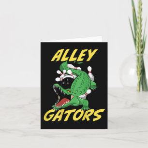 Carte Alley Gators Bowling Team Byckside Print Alligator