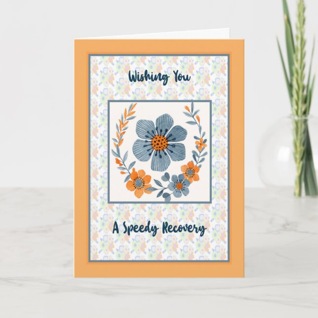 Carte Allez bien pour quelqu'un qui se sent très malade (Devant)