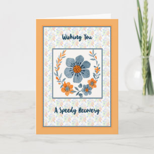 Carte Allez bien pour quelqu'un qui se sent très malade