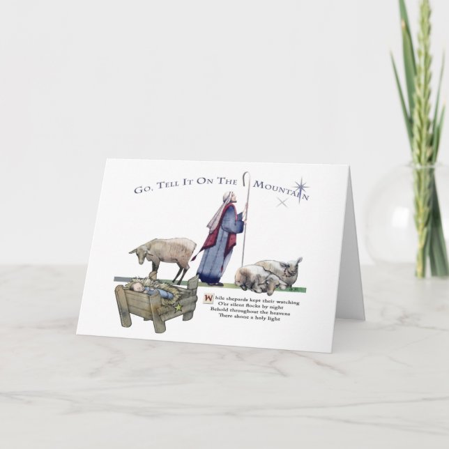 Carte Allez dire sur la montagne (Devant)