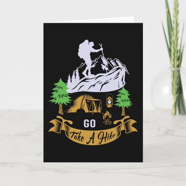 Carte Allez faire une randonnée (Devant)