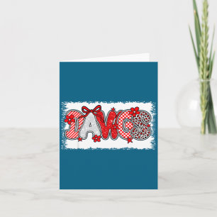 Carte Allez les Daws École secondaire Football Sri pour