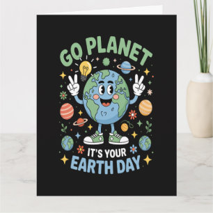 Carte Allez planète c'est votre jour de la Terre