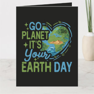 Carte Allez planète c'est votre journée de la Terre