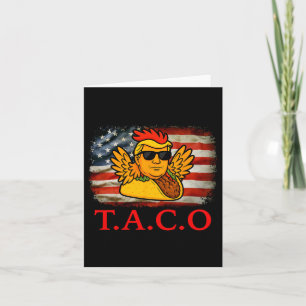 Carte Allez Taco Shirt T.a.c.o Drôle Chicken T tendance