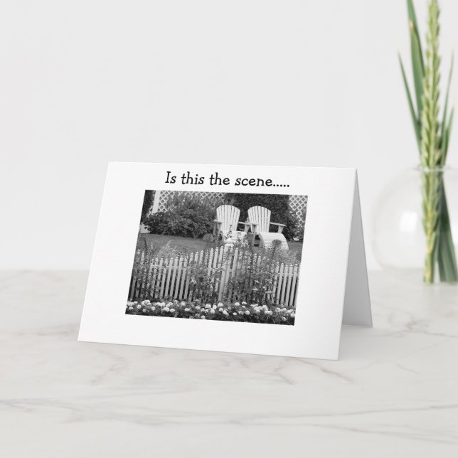 Carte ALLEZ-VOUS À ROCK-OR ROCK / ROLL SUR VOTRE "40ème" (Devant)