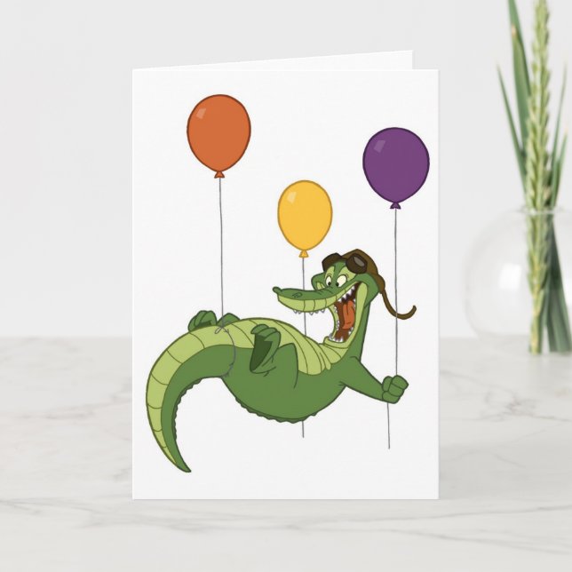 Carte Alligator Flying (Devant)