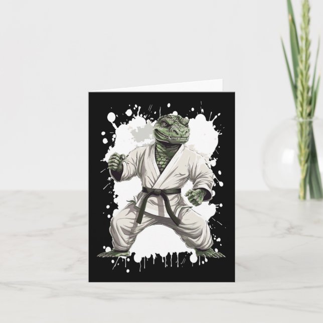 Carte Alligator Karate Animal Fighter Judo (Devant)