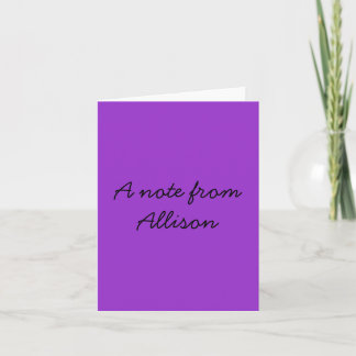 Carte Allison Note Cards