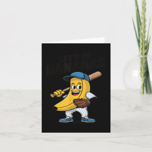 Carte Allons Bananes, Cadeau de Banane Drôle