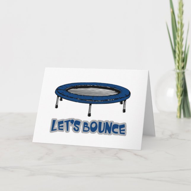 Carte Allons Bondir Trampoline (Devant)