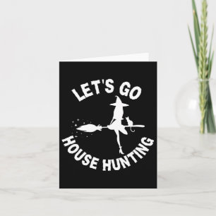 Carte Allons Chasse Maison Realtor Halloween Costume Re