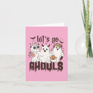 Carte Allons Gouls Halloween