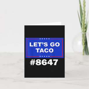 Carte Allons Taco, Chemise Let's Go Taco &# ;
