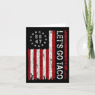 Carte Allons Taco Drôle Laissons Taco Chemises Hommes Fe