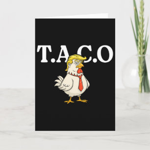 Carte Allons-y Chemise Taco T.a.c.o Drôle Tendance Poule