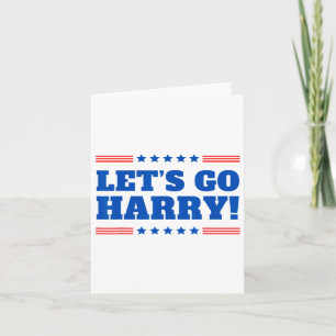 Carte Allons-y Harry - Vous votez Trump aujourd'hui drôl