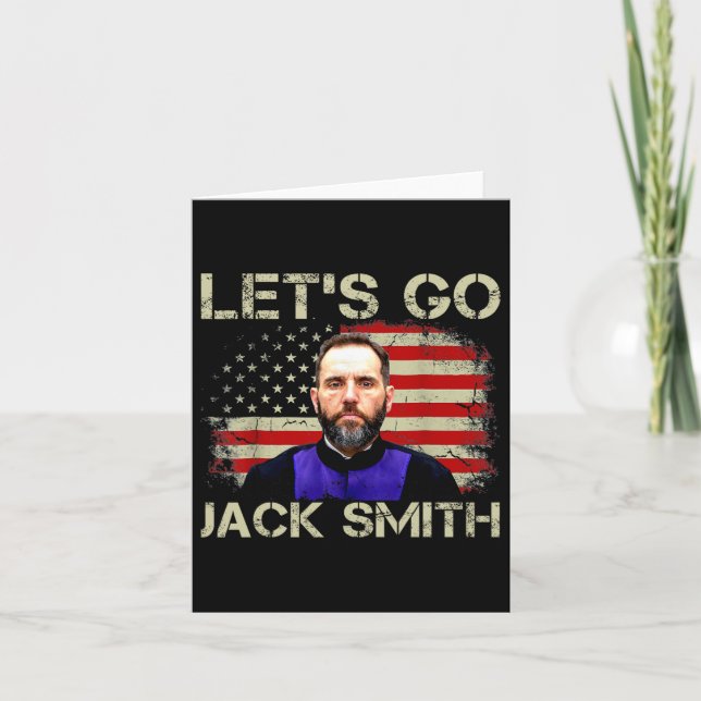 Carte Allons-y Jack Smith Drapeau Américain Été  (Devant)