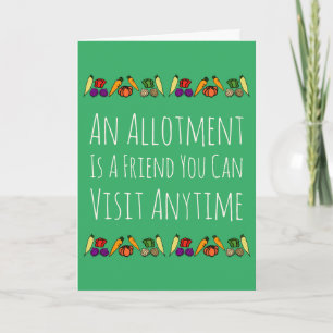 Carte Allotissement est un ami heureux anniversaire Pers