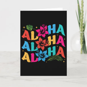 Carte Aloha Été Hawaïen Vacances Hawaï Enfants Hommes Fe