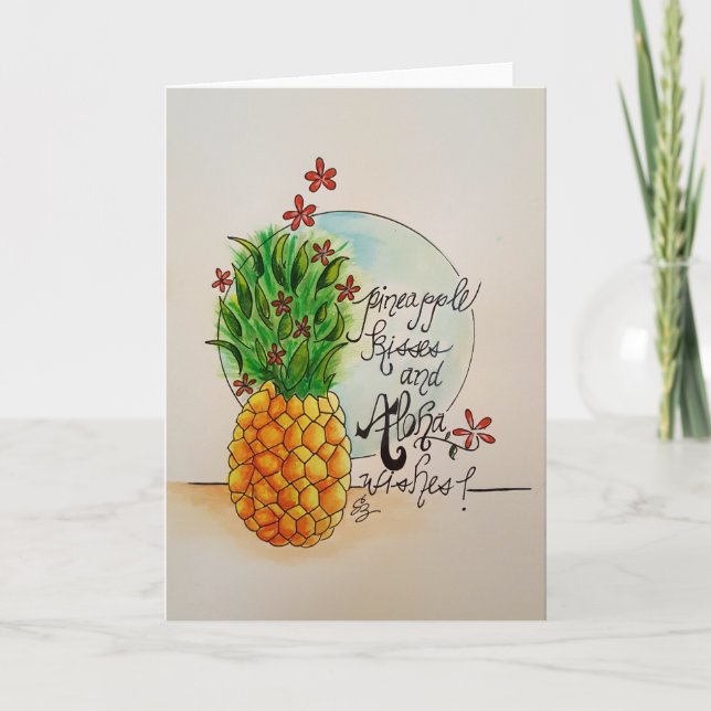Carte Aloha Pineapple (Devant)