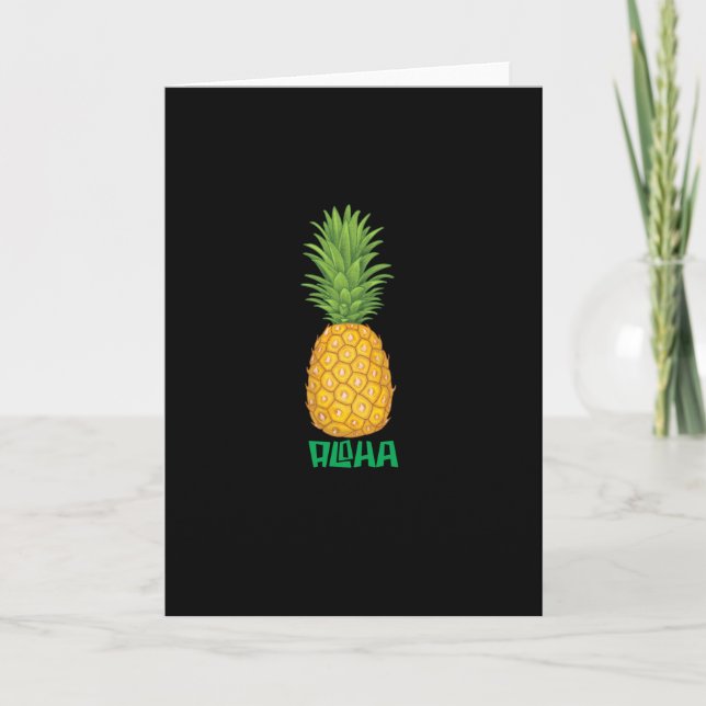 Carte Aloha Pineapple (Devant)
