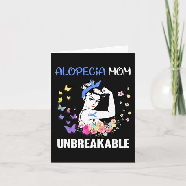 Carte Alopecia Mom UNBREAKABLE Support Alopecia Awards (Devant)