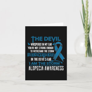 Carte Alopecia Sensibilisation Je suis le Diable de la t