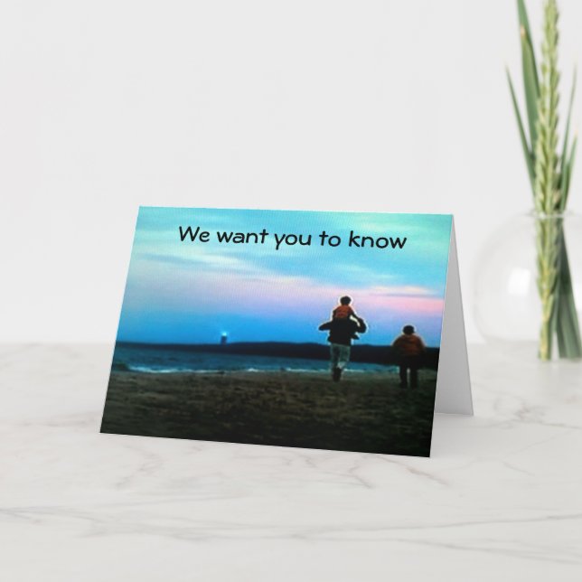 CARTE ALORS HEUREUX POUR VOUS & NOUVELLE "AVENTURE DANS  (Devant)