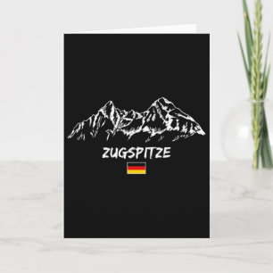 Carte Alpen Bergpanorama Vacances de Ski Apres-ski Zugsp