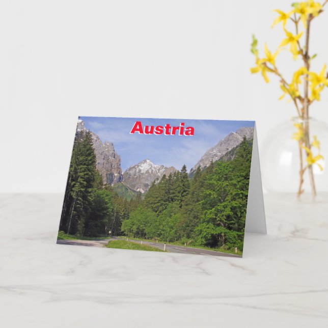 Carte Alpes autrichiennes (Fleur jaune)