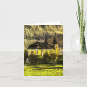 Carte Alpes Church Van Gogh