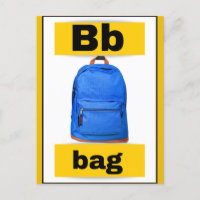 carte alphabet (avec image réelle)